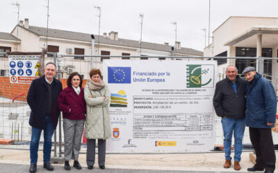 Mancha Júcar – Centro visita las obras del futuro Centro de Día en La Roda