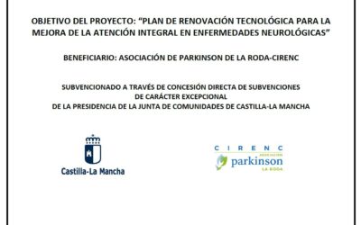 La Asociación de Parkinson de La Roda-CIRENC impulsa la atención neurológica con un nuevo Plan de Renovación Tecnológica